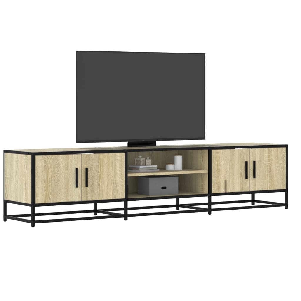 vidaXL TV Cabinet 100x35x41 cm Engineered Wood and Metal