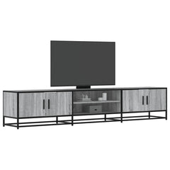 vidaXL TV Cabinet 100x35x41 cm Engineered Wood and Metal