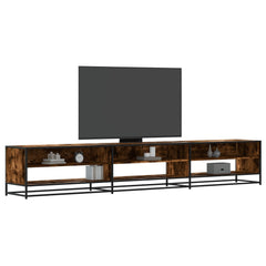 vidaXL TV Cabinet Smoked Oak 270x40x46 cm Engineered Wood 1