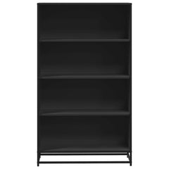 vidaXL Bookcase Black 80.5x35x139 cm Engineered Wood 4