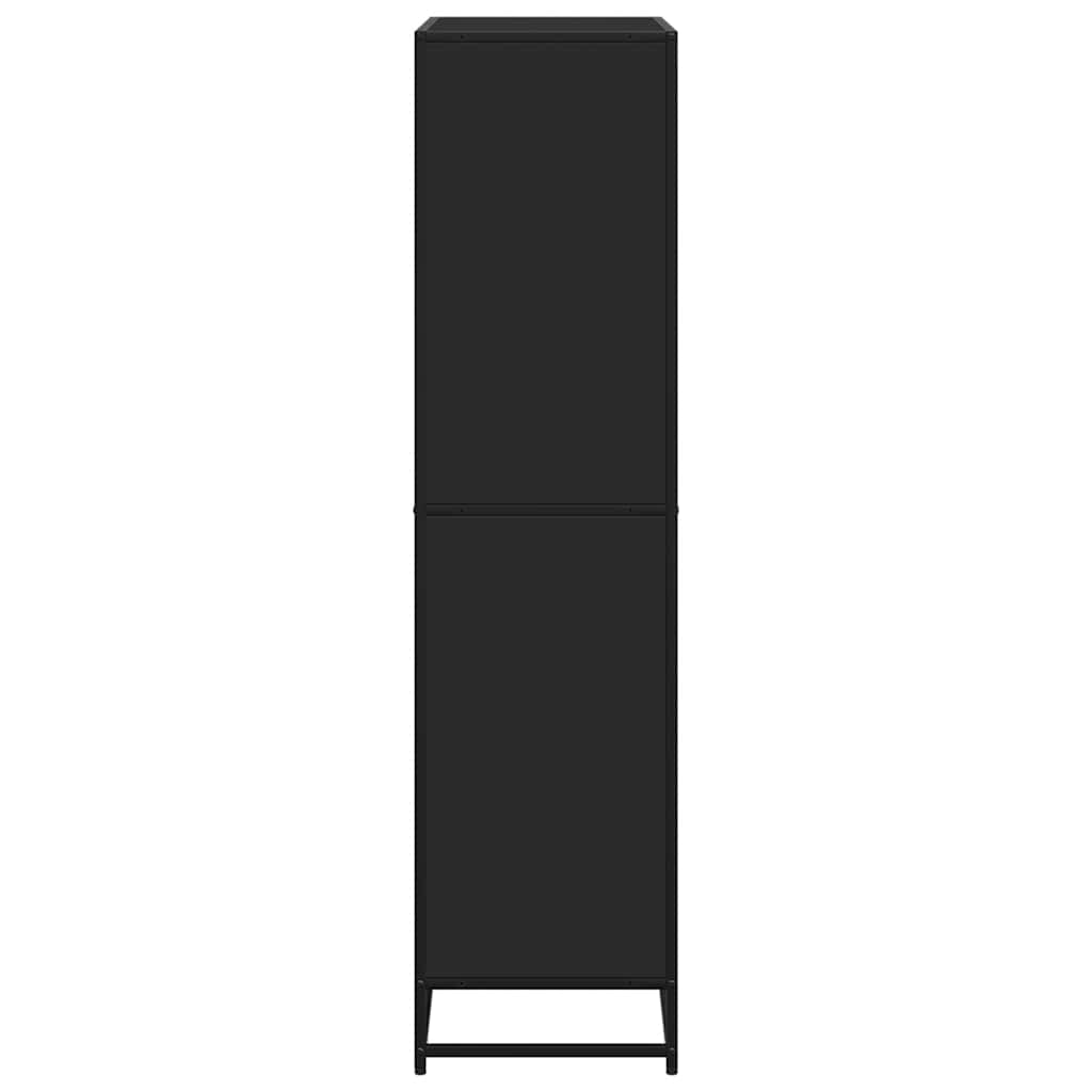vidaXL Bookcase Black 80.5x35x139 cm Engineered Wood 5