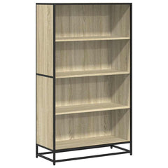vidaXL Bookcase Sonoma Oak 80.5x35x139 cm Engineered Wood 2