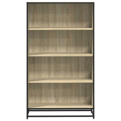 vidaXL Bookcase Sonoma Oak 80.5x35x139 cm Engineered Wood 4