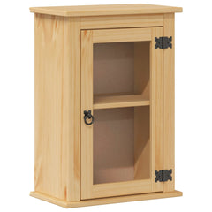 vidaXL Bathroom Wall Cabinet Corona 45x27x64.5 cm Solid Wood Pine 2