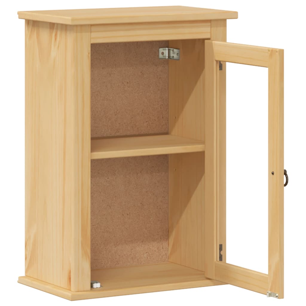 vidaXL Bathroom Wall Cabinet Corona 45x27x64.5 cm Solid Wood Pine 4
