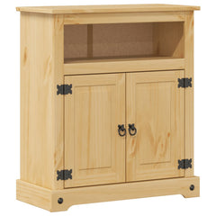 vidaXL Bathroom Cabinet "Corona" 70x33x80 cm Solid Wood Pine 2