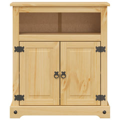 vidaXL Bathroom Cabinet "Corona" 70x33x80 cm Solid Wood Pine 4