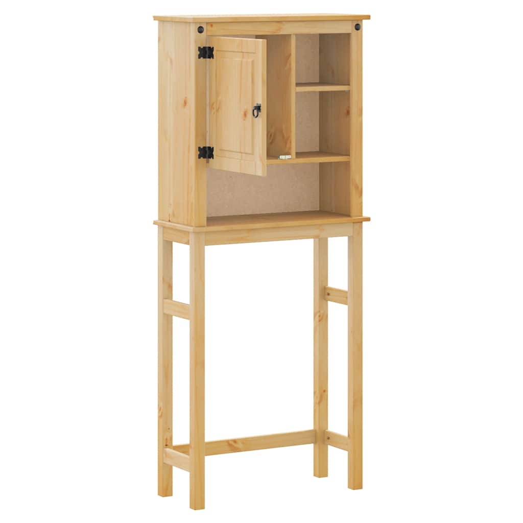 vidaXL Bathroom Washing Machine Cabinet "Corona" Solid Wood Pine 3