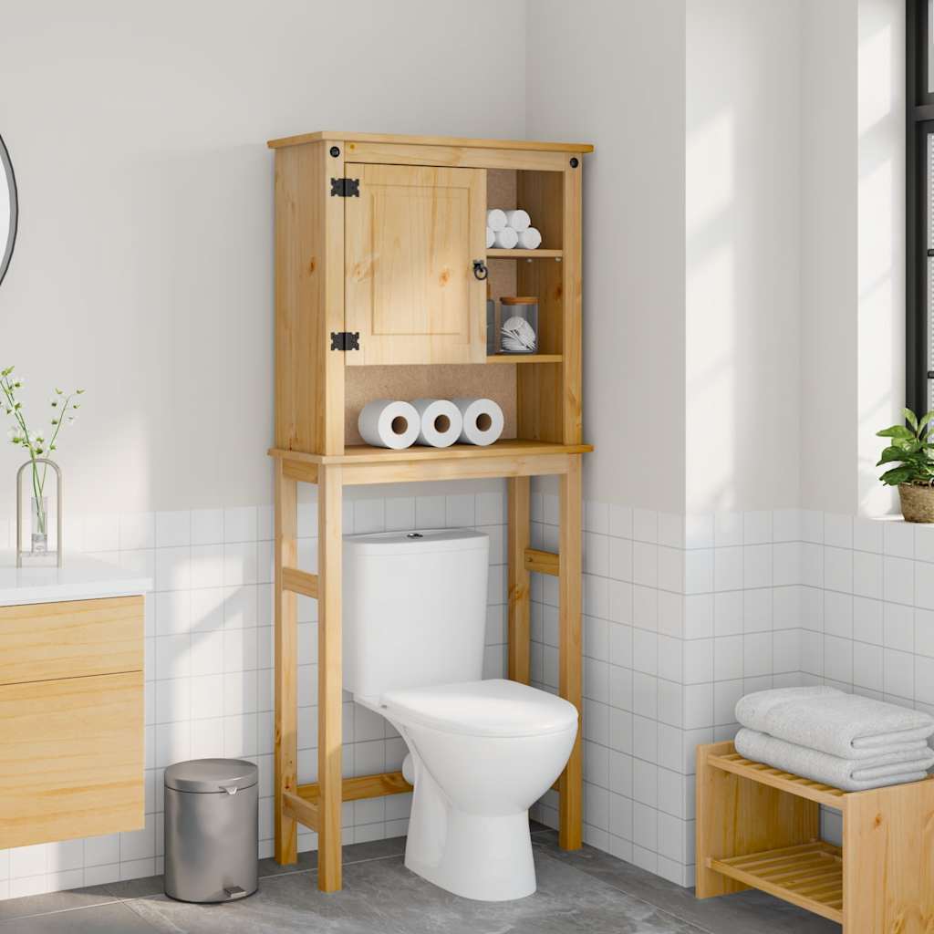 vidaXL Bathroom Washing Machine Cabinet "Corona" Solid Wood Pine 1
