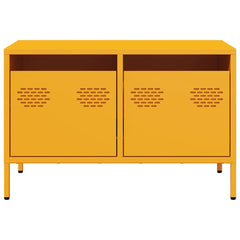 vidaXL TV Cabinet Mustard Yellow 68x39x43.5 cm Cold-rolled Steel 4