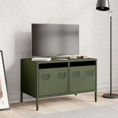 vidaXL TV Cabinet Olive Green 68x39x43.5 cm Cold-rolled Steel 3