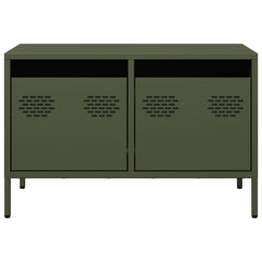 vidaXL TV Cabinet Olive Green 68x39x43.5 cm Cold-rolled Steel 4