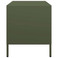 vidaXL TV Cabinet Olive Green 68x39x43.5 cm Cold-rolled Steel 6