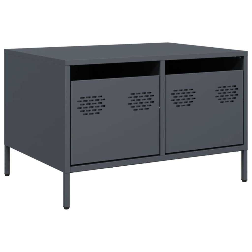 vidaXL TV Cabinet Anthracite 68x50x43,5 cm Cold-rolled Steel 2