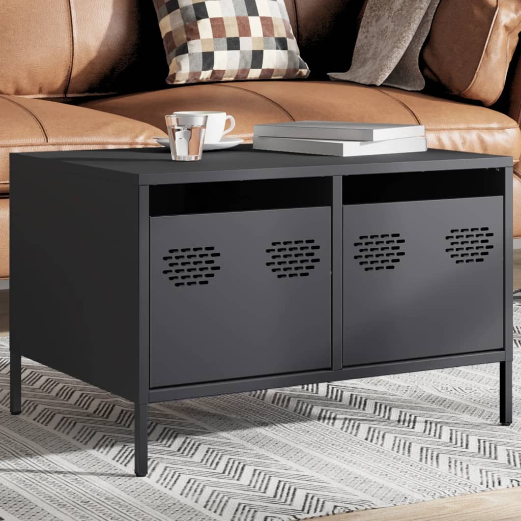 vidaXL TV Cabinet Anthracite 68x50x43,5 cm Cold-rolled Steel 3