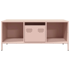 vidaXL Coffee Table Pink 101.5x50x43.5 cm Cold-rolled Steel 4