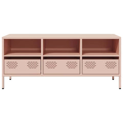 vidaXL TV Cabinet Pink 101.5x39x43.5 cm Cold-rolled Steel 4