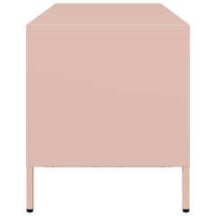 vidaXL TV Cabinet Pink 101.5x39x43.5 cm Cold-rolled Steel 6