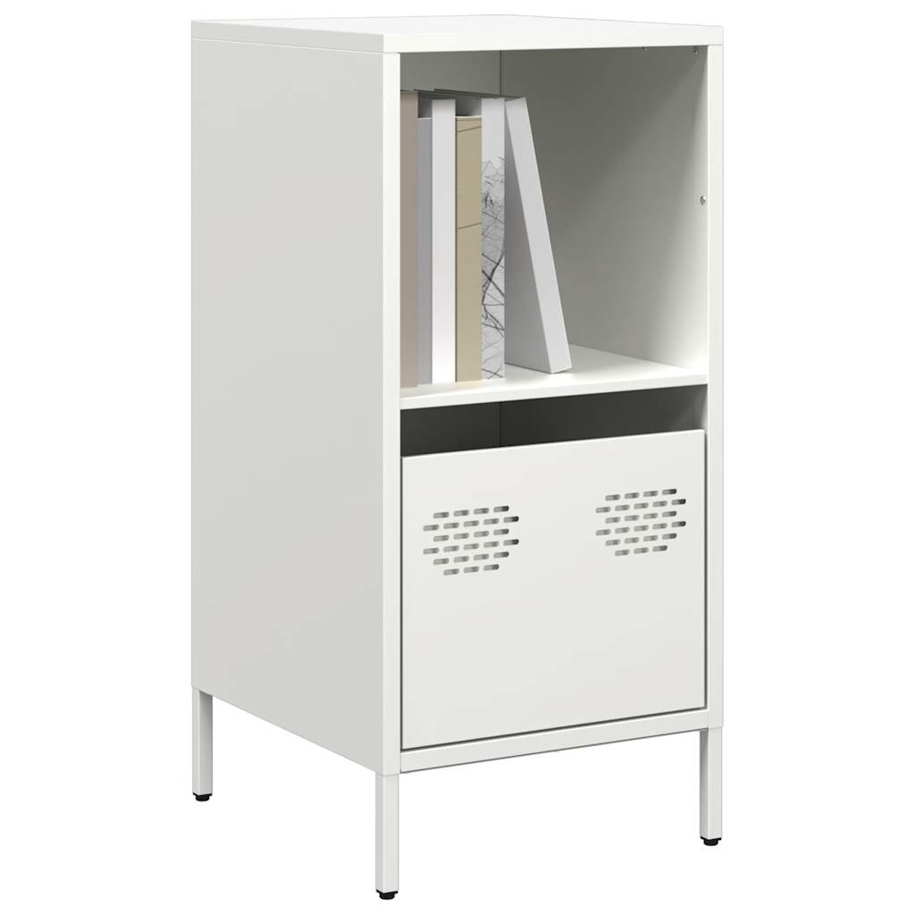 vidaXL Sideboard White 35x39x73.5 cm Cold-rolled Steel 1