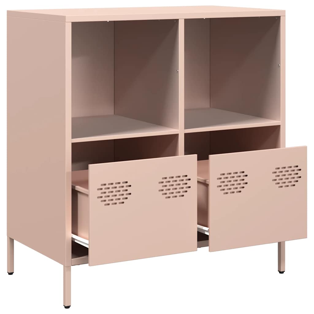 Sideboard 68x39x73.5 cm Cold-rolled Steel Pink