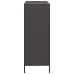 vidaXL Highboard Black 68x39x103.5 cm Steel 6