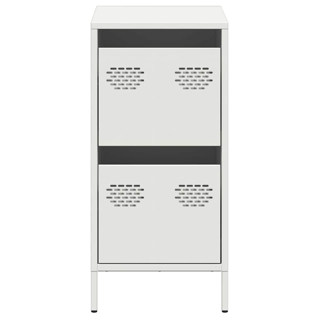 vidaXL Sideboard White 35x39x73.5 cm Cold-rolled Steel 5