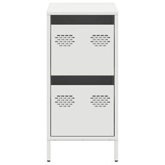 vidaXL Sideboard White 35x39x73.5 cm Cold-rolled Steel 5
