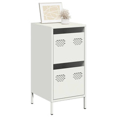 vidaXL Sideboard White 35x39x73.5 cm Cold-rolled Steel 1