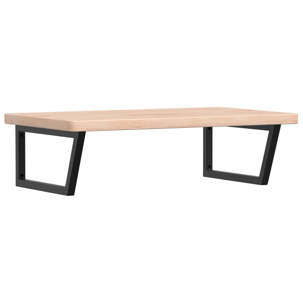 vidaXL Basin Shelf Wall Mounted Steel and Solid Wood Oak 2