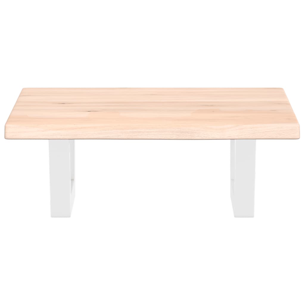 vidaXL Basin Shelf Wall Mounted Steel and Solid Wood Oak 4