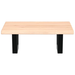 vidaXL Basin Shelf Wall Mounted Steel and Solid Wood Oak 4