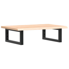 vidaXL Basin Shelf Wall Mounted Steel and Solid Wood Oak 2