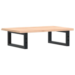 vidaXL Basin Shelf Wall Mounted Steel and Solid Wood Oak 6