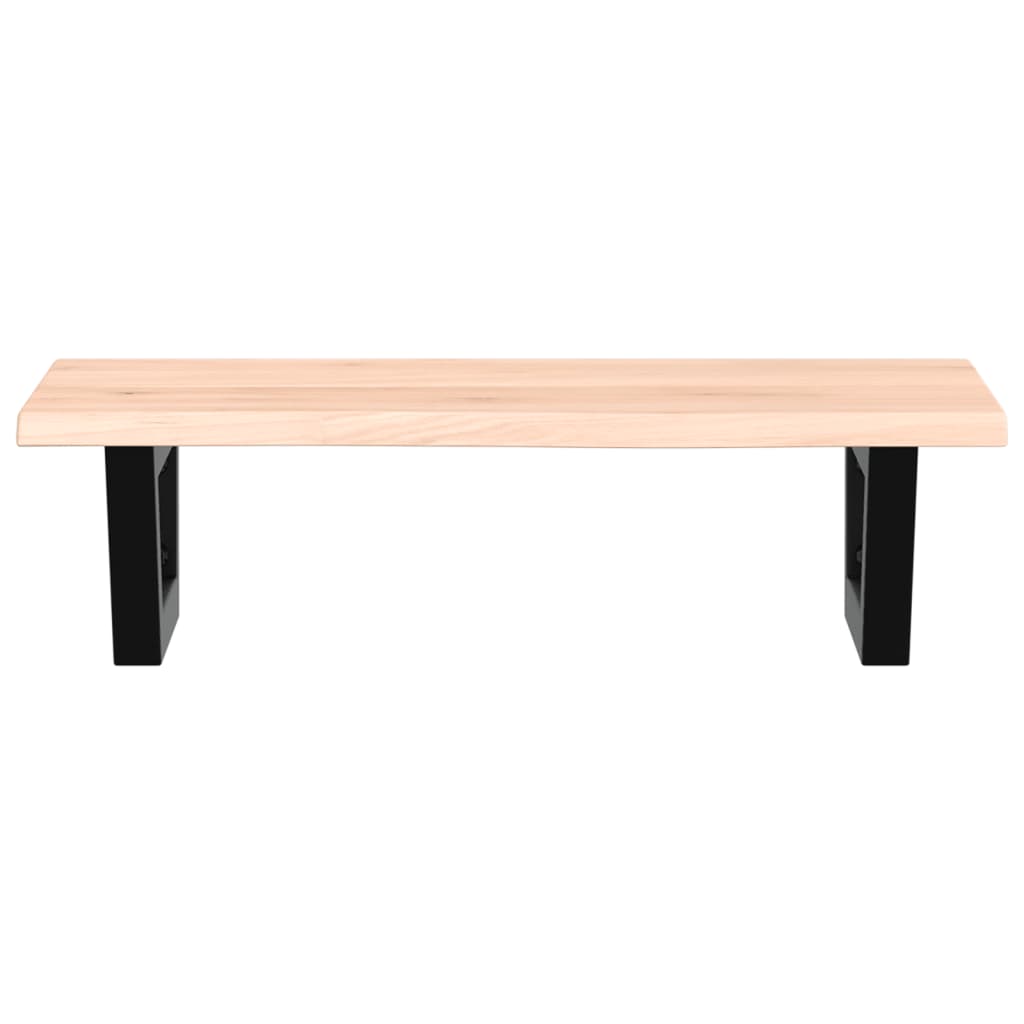 vidaXL Basin Shelf Wall Mounted Steel and Solid Wood Oak 4