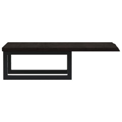 vidaXL Basin Shelf Wall Mounted Steel and Solid Wood Oak 5