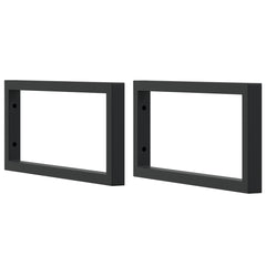 Basin Shelf Wall Mounted Steel and Solid Wood Oak Rectangular Depth 50 cm Width 80 cm Brown and black
