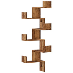Wall Corner Shelf Engineered Wood