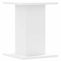 vidaXL Speaker Stands 2 pcs White 30x30x40 cm Engineered Wood 5