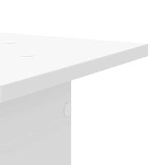 vidaXL Speaker Stands 2 pcs White 30x30x40 cm Engineered Wood 6