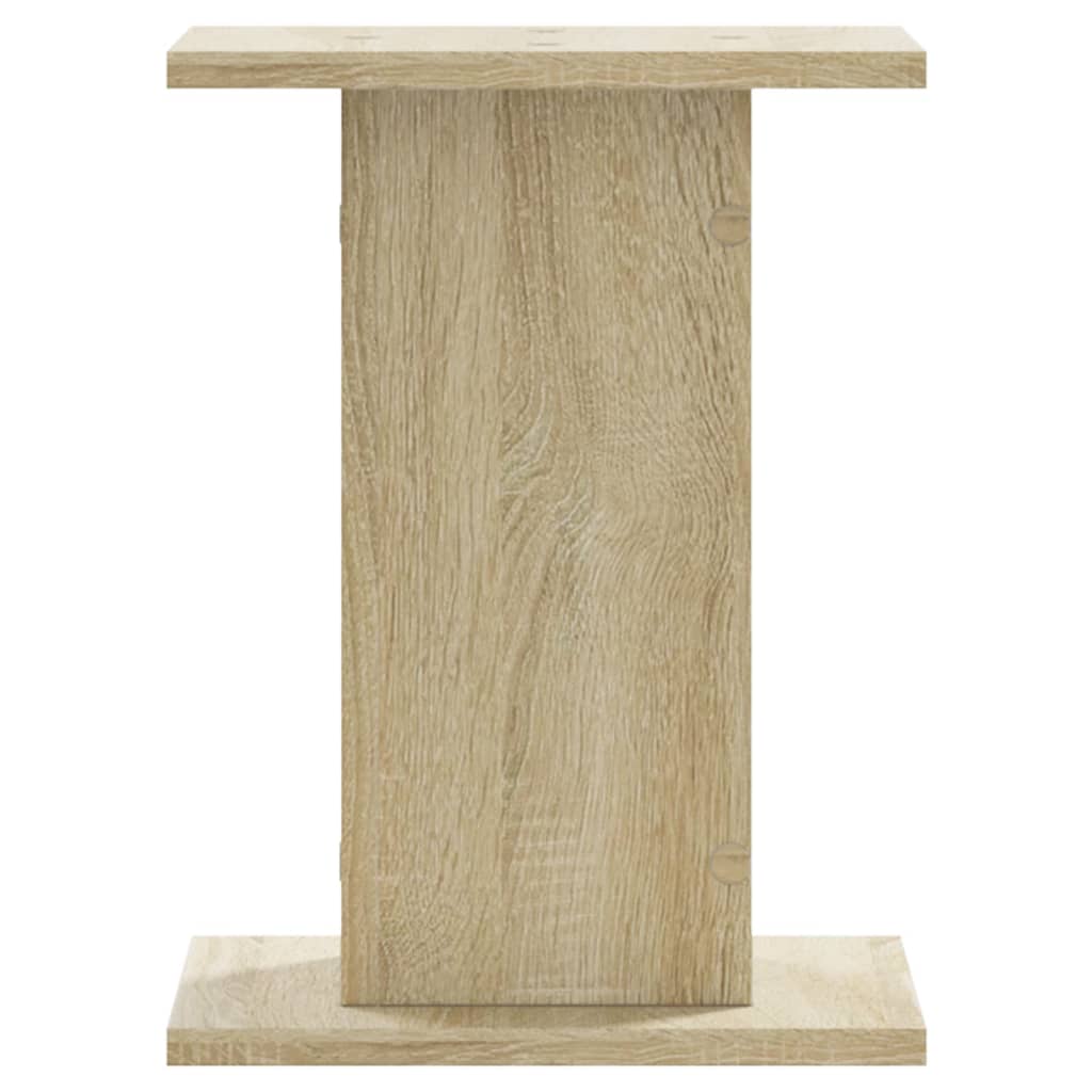 vidaXL Speaker Stands 2 pcs Sonoma Oak 30x30x40 cm Engineered Wood 5