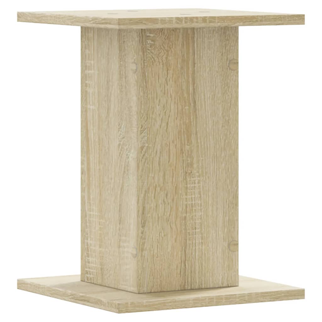 vidaXL Speaker Stands 2 pcs Sonoma Oak 30x30x40 cm Engineered Wood 4
