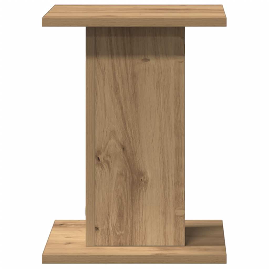 vidaXL Speaker Stands 2 pcs Artisan Oak 30x30x40 cm Engineered Wood 5