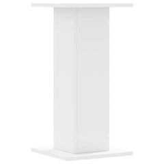 vidaXL Speaker Stands 2 pcs White 30x30x60 cm Engineered Wood 4