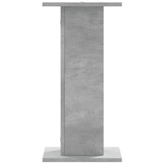 vidaXL Speaker Stands 2 pcs Concrete Grey 30x30x60 cm Engineered Wood 3