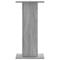 vidaXL Speaker Stands 2 pcs Grey Sonoma 30x30x60 cm Engineered Wood 5