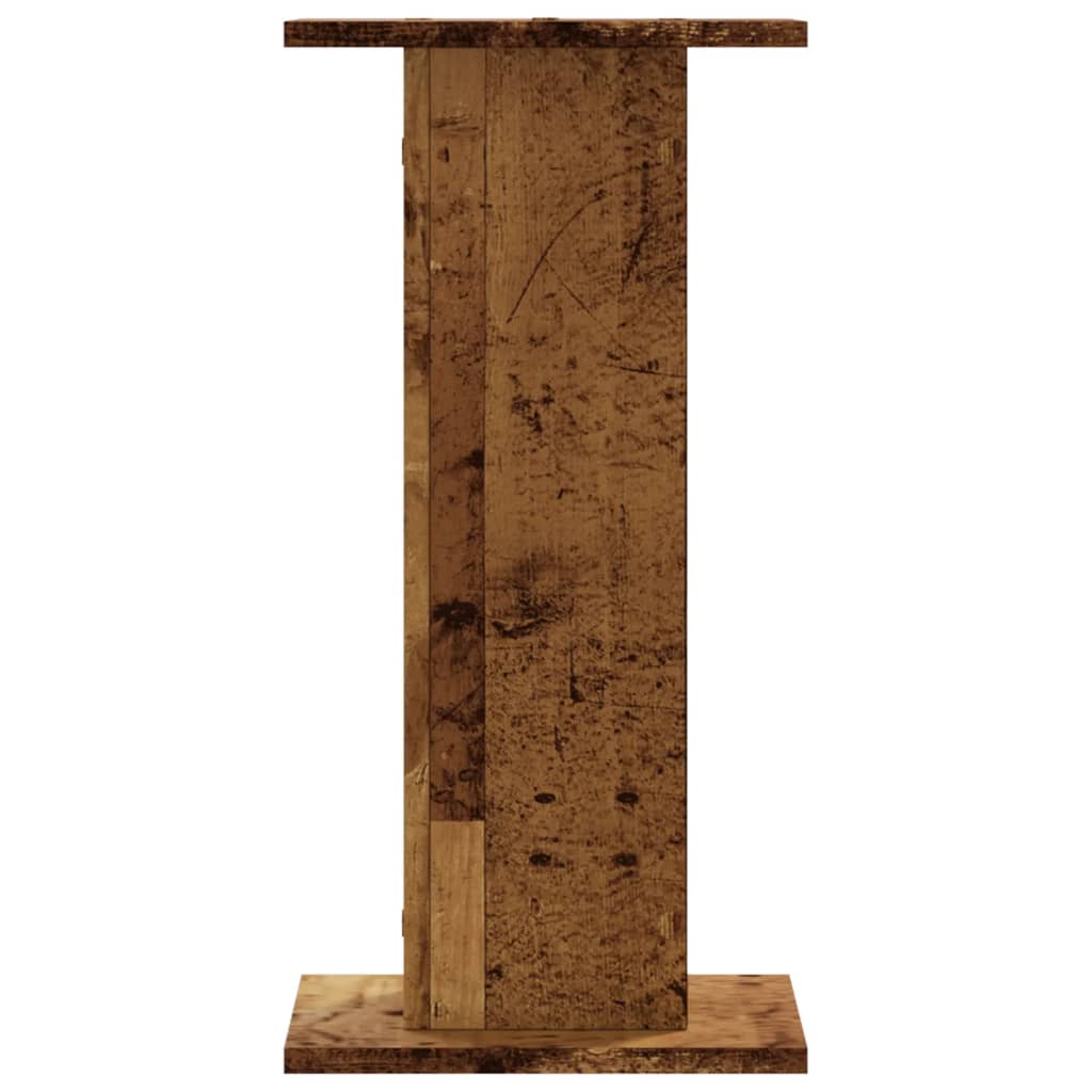 vidaXL Speaker Stands 2 pcs Old Wood 30x30x60 cm Engineered Wood 3