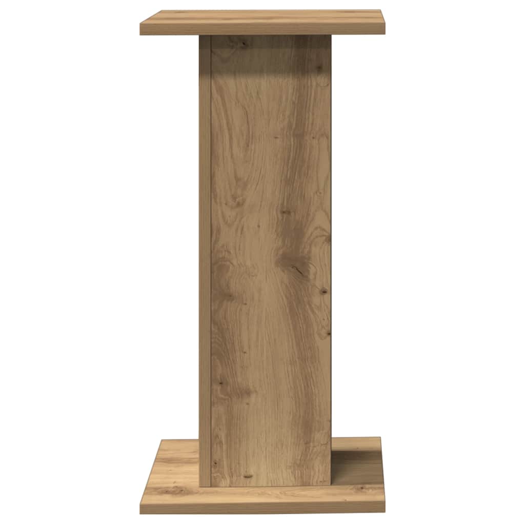 vidaXL Speaker Stands 2 pcs Artisan Oak 30x30x60 cm Engineered Wood 4