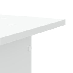 vidaXL Speaker Stands 2 pcs White 30x30x80 cm Engineered Wood 6