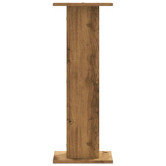 vidaXL Speaker Stands 2 pcs Artisan Oak 30x30x80 cm Engineered Wood 5