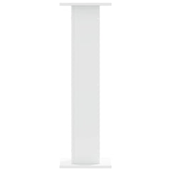 vidaXL Speaker Stands 2 pcs White 30x30x95 cm Engineered Wood 5